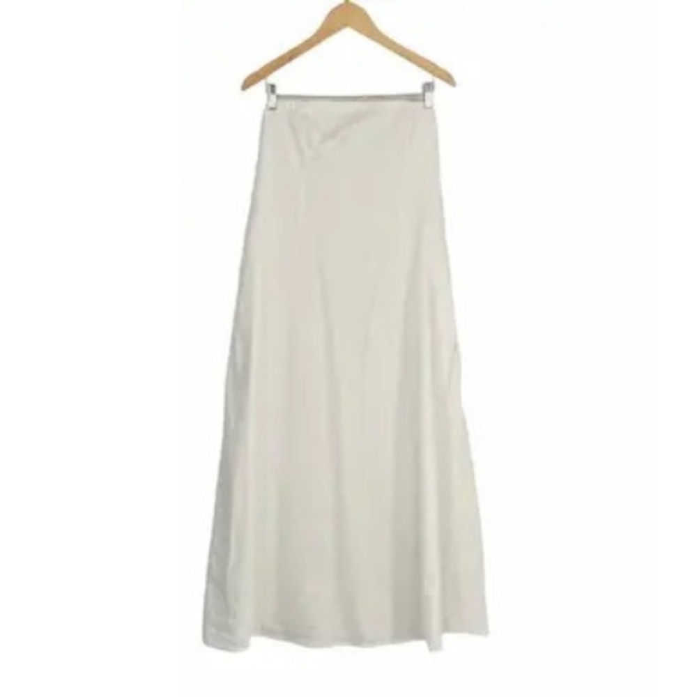 Abercrombie & Fitch Women White Removable Straps A-line Maxi Dress Size S - Picture 2 of 13